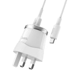 Wall charger “C37B Dignity” single USB set with cable UK