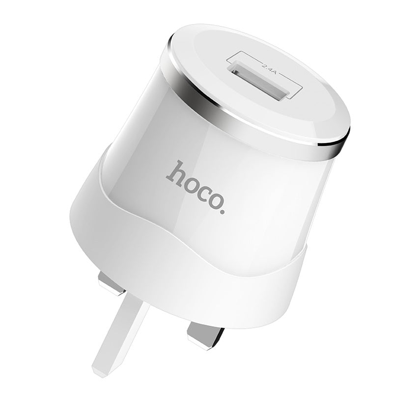 Wall charger “C37B Dignity” single USB set with cable UK
