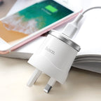 Wall charger “C37B Dignity” single USB set with cable UK