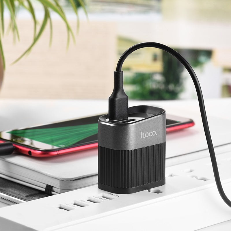 Wall charger “C40 Speedmaster” dual USB port US plug