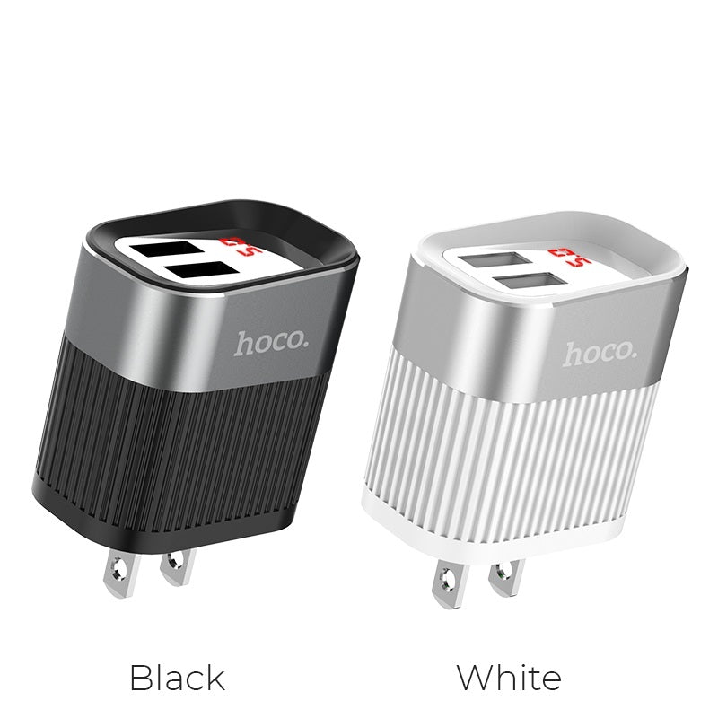 Wall charger “C40 Speedmaster” dual USB port US plug