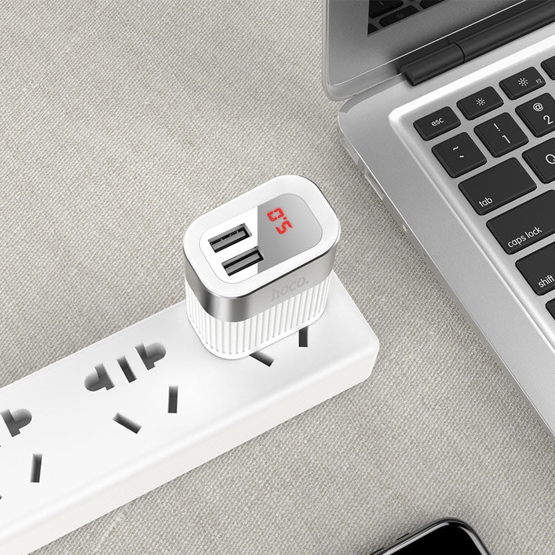 Wall charger “C40 Speedmaster” dual USB port US plug