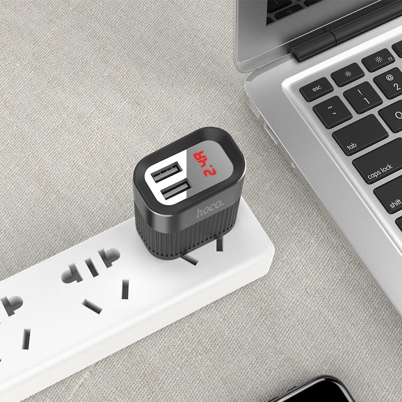 Wall charger “C40 Speedmaster” dual USB port US plug