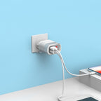 Wall charger “C40A Speedmaster” dual USB port EU plug