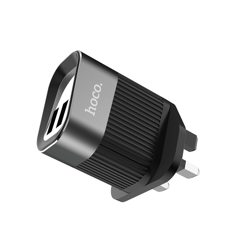 Wall charger “C40B Speedmaster” dual USB port UK plug