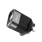 Wall charger “C40B Speedmaster” dual USB port UK plug