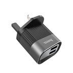 Wall charger “C40B Speedmaster” dual USB port UK plug