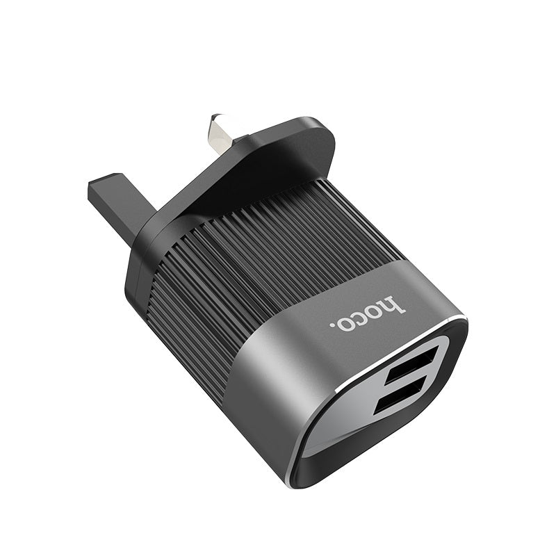 Wall charger “C40B Speedmaster” dual USB port UK plug