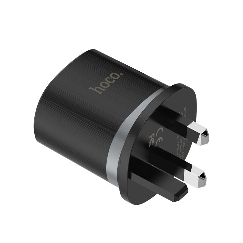 Wall charger “C46 Luster power” UK charging adapter set with cable