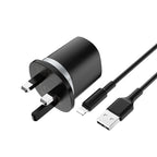 Wall charger “C46 Luster power” UK charging adapter set with cable