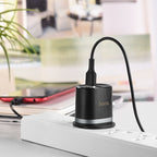 Wall charger “C46 Luster power” UK charging adapter set with cable