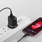 Wall charger “C46 Luster power” UK charging adapter set with cable