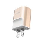 Wall charger “C47 Metal” dual USB ports US