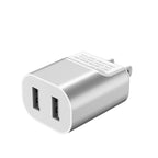 Wall charger “C47 Metal” dual USB ports US