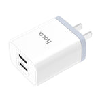 Wall charger “C50 Luster sharp” dual port set with cable