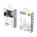 Wall charger “C50 Luster sharp” dual port set with cable