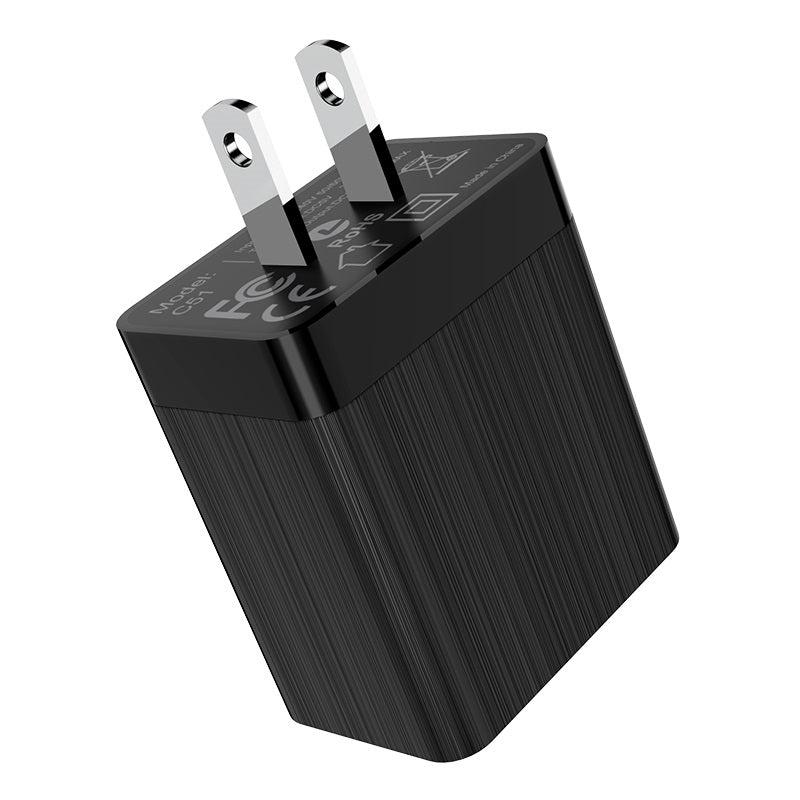 Wall charger “C51 Prestige power” dual USB ports US
