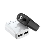 Wall charger “C52 Authority power” dual USB ports US