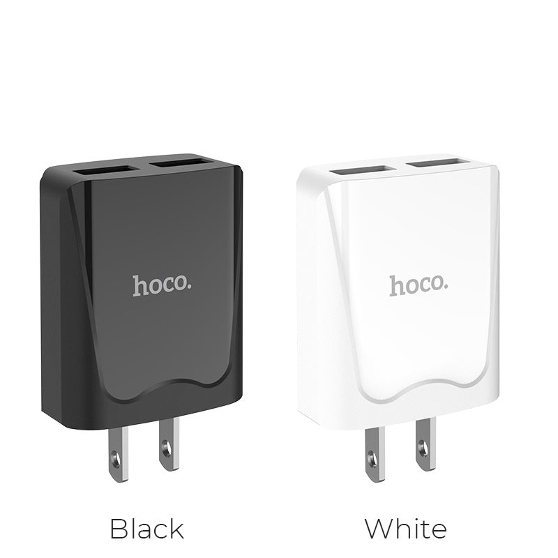 Wall charger “C52 Authority power” dual USB ports US