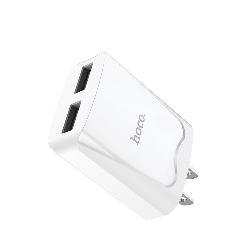 Wall charger “C52 Authority power” dual USB ports US