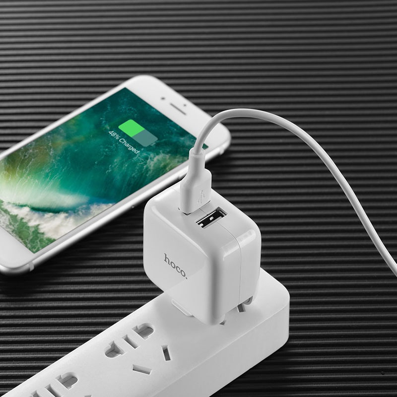 Wall charger “C54 Bravery” dual USB ports 3C