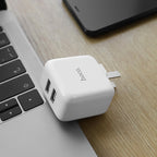 Wall charger “C54 Bravery” dual USB ports 3C