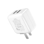 Wall charger “C54 Bravery” dual USB ports 3C