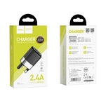 Wall charger “C55B Energy” dual USB port UK