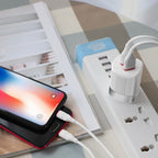 Wall charger “C55B Energy” dual USB port UK