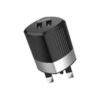 Wall charger “C55B Energy” dual USB port UK
