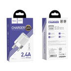 Wall charger “C55B Energy” dual USB port UK