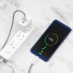 Wall charger “C57 Speed charger” USB QC3.0 & Type-C PD set with cable US