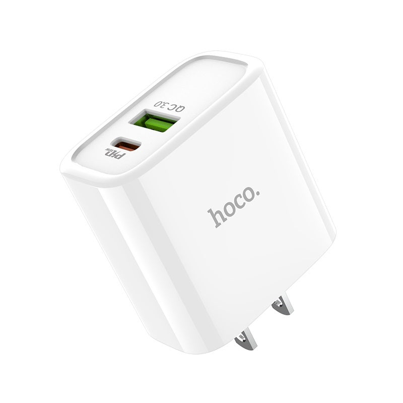 Wall charger “C57 Speed charger” USB QC3.0 & Type-C PD set with cable US