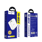 Wall charger “C57 Speed charger” USB QC3.0 & Type-C PD set with cable US