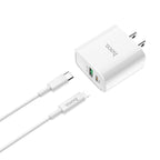 Wall charger “C57 Speed charger” USB QC3.0 & Type-C PD set with cable US