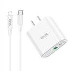 Wall charger “C57 Speed charger” USB QC3.0 & Type-C PD set with cable US