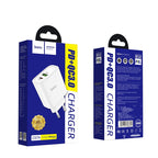 Wall charger “C57A Speed charger”USB QC3.0 & Type-C PD set with cable EU