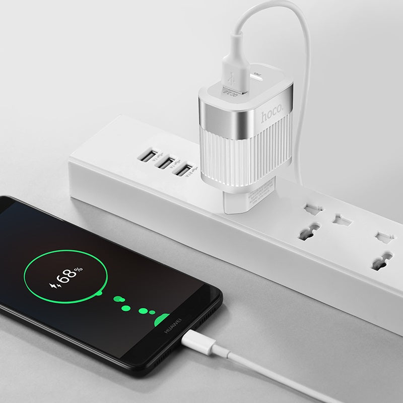 Wall charger “C58A Prominent” USB QC3.0 & Type-C PD EU