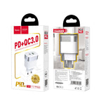Wall charger “C58A Prominent” USB QC3.0 & Type-C PD EU