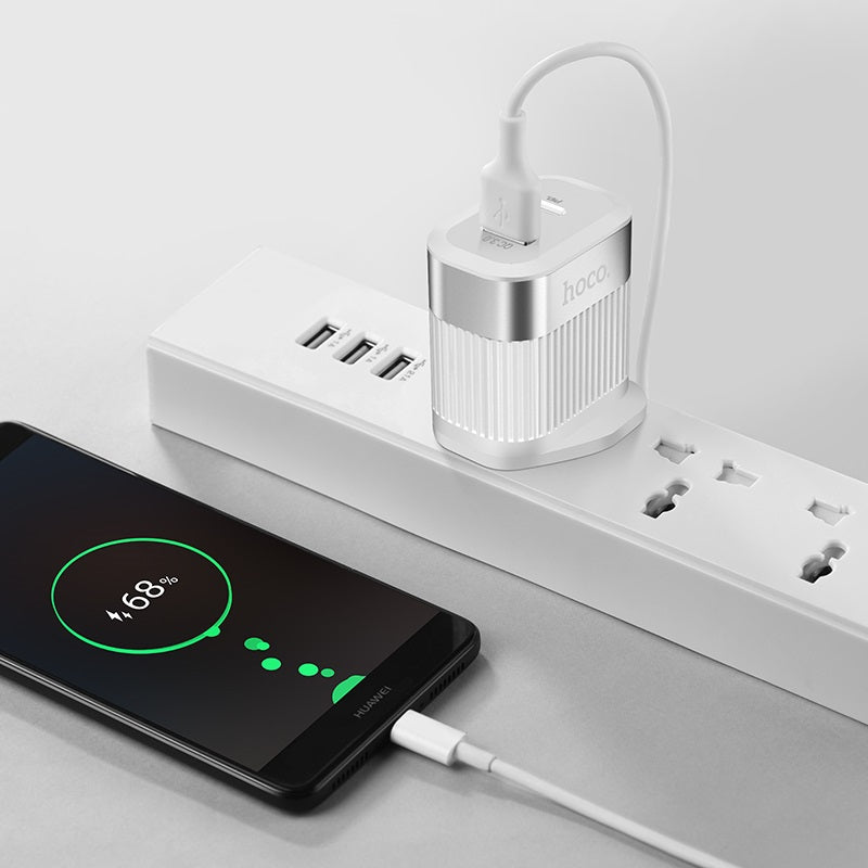 Wall charger “C58B Prominent” USB QC3.0 & Type-C PD UK