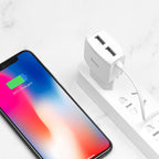 Wall charger “C59A Mega joy” dual USB port EU with built-in wire