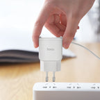 Wall charger “C59A Mega joy” dual USB port EU with built-in wire