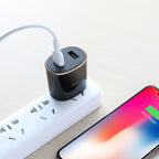 Wall charger “C60 Prestige” US plug dual USB QC3.0
