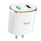 Wall charger “C60 Prestige” US plug dual USB QC3.0
