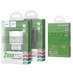 Wall charger “C60A Prestige” EU plug dual USB QC3.0