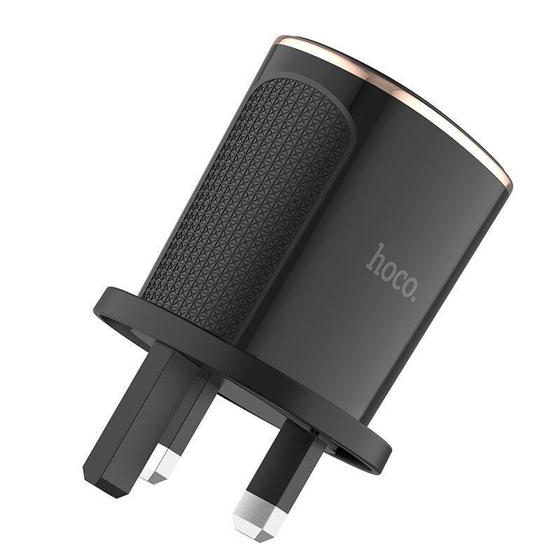 Wall charger “C60B Prestige” UK plug dual USB QC3.0