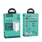 Wall charger “C62 Victoria” dual USB port 3C set with cable