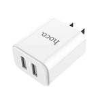 Wall charger “C62 Victoria” dual USB port 3C set with cable