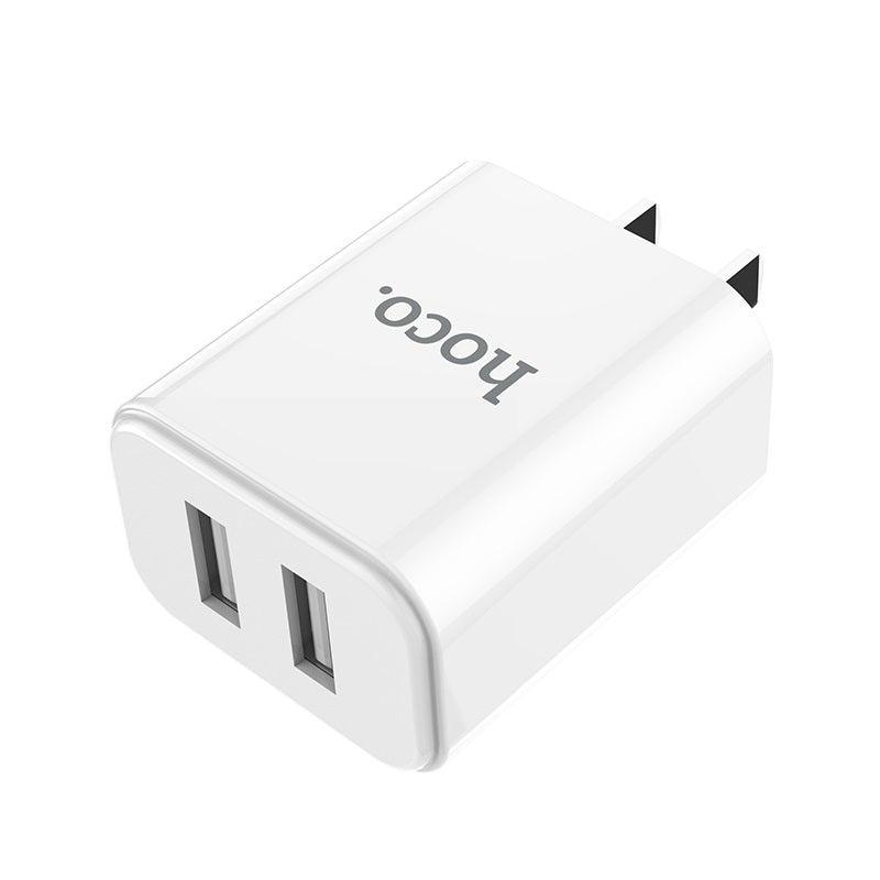 Wall charger “C62 Victoria” dual USB port 3C set with cable