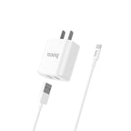 Wall charger “C62 Victoria” dual USB port 3C set with cable